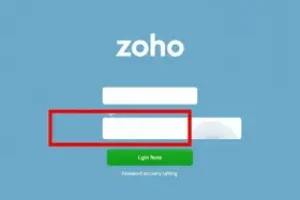 Zoho Entrar