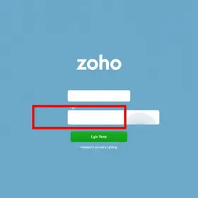 Zoho Entrar