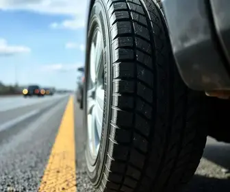 detalhe no pneu